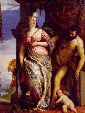 Paolo Veronese Allegory of Wisdom and Strength, oil painting image